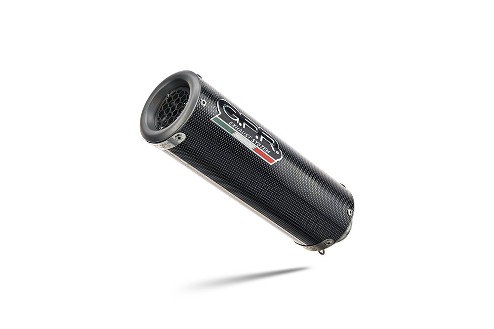 GPR exhaust Ducati Diavel 1198 2017-2019, M3 Poppy , Slip-on exhaust legal for UK and non-EU markets including link pipe and removable db killer - GPR Exhausts