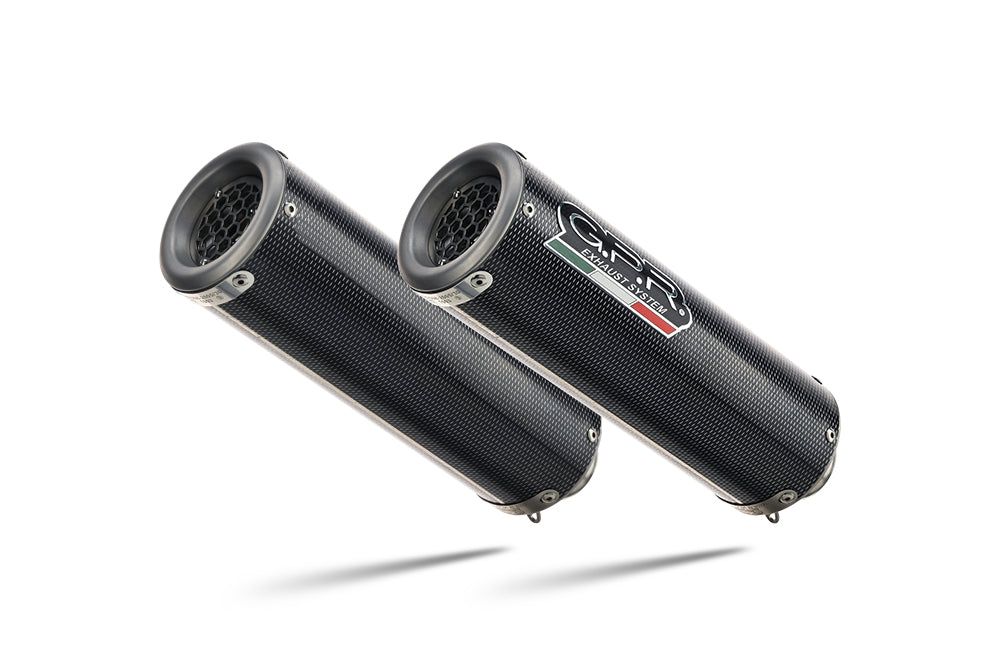 GPR exhaust Honda Vtr 1000 Sp-1 RC51  2000-2001, M3 Poppy , Dual Homologated legal slip-on exhaust including removable db killers and link pipes - GPR Exhausts