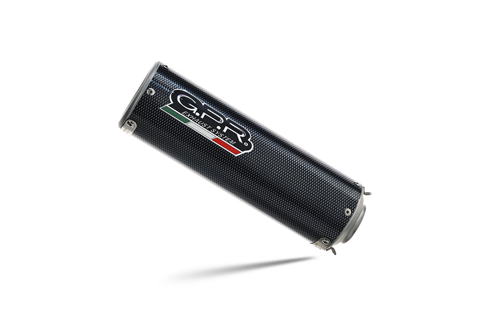 GPR exhaust Ducati Multistrada 950 V2 S 2021-2024, M3 Poppy , Homologated legal slip-on exhaust including removable db killer and link pipe - GPR Exhausts
