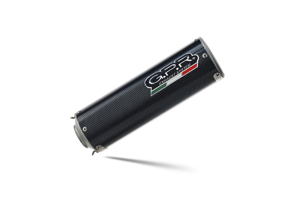 GPR exhaust Moto Guzzi V85 TT 2021-2024, M3 Poppy , Racing slip-on exhaust including link pipe - GPR Exhausts