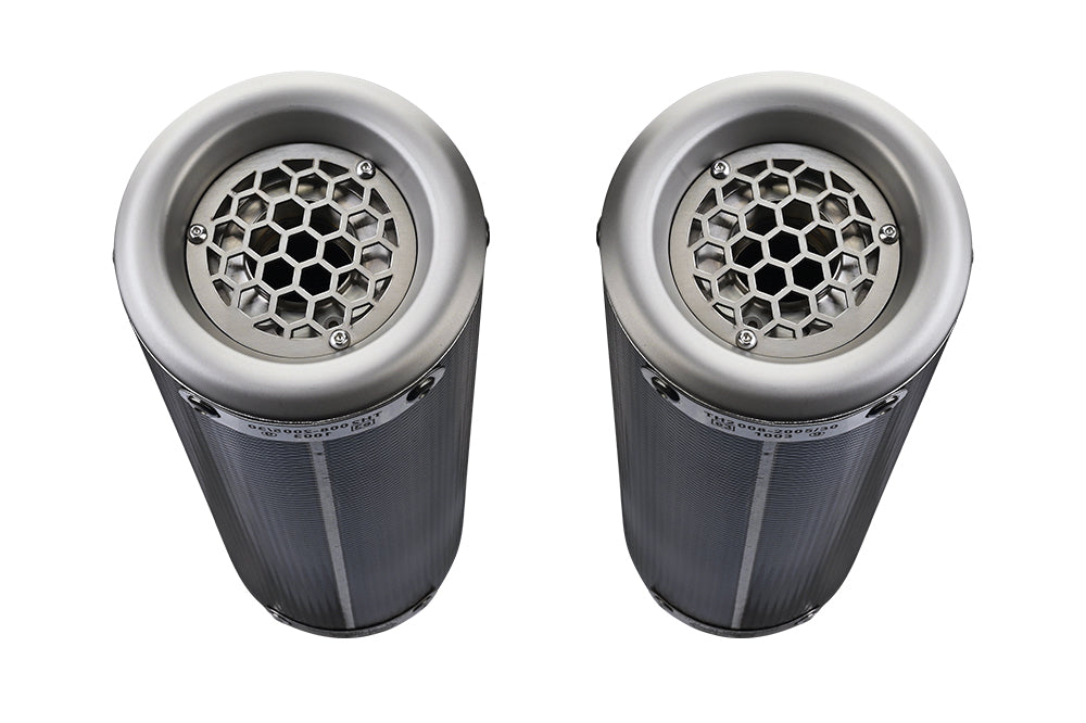 GPR exhaust Honda Vtr 1000 Sp-1 RC51  2000-2001, M3 Poppy , Dual Homologated legal slip-on exhaust including removable db killers and link pipes - GPR Exhausts