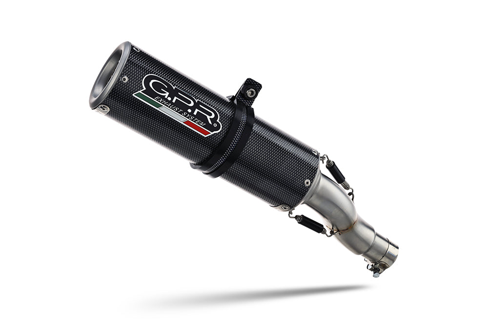 GPR exhaust Honda Hornet Cb 600 F 2007-2014, M3 Poppy , Homologated legal slip-on exhaust including removable db killer and link pipe - GPR Exhausts