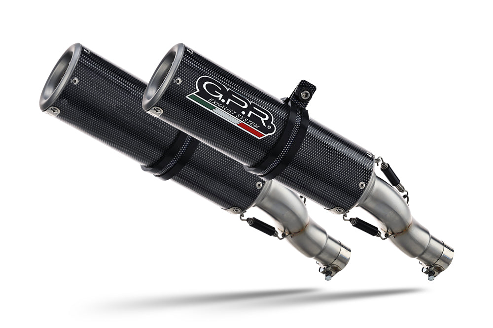 GPR exhaust Suzuki Gsx-R 1000 K7 2007-2008, M3 Poppy , Dual Homologated legal slip-on exhaust including removable db killers and link pipes - GPR Exhausts
