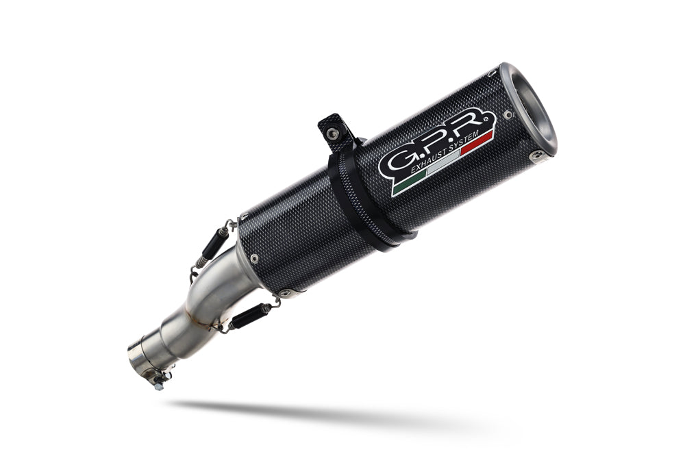 GPR exhaust Moto Guzzi V85 TT 2021-2024, M3 Poppy , Racing slip-on exhaust including link pipe - GPR Exhausts