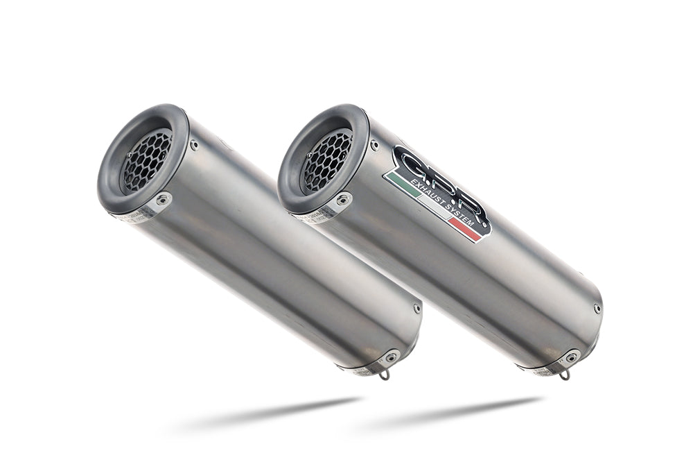 GPR exhaust Ducati 996 -S -SPS 1998-2001, M3 Titanium Natural, Mid-full system exhaust with dual homologated and legal silencers, including removable - GPR Exhausts