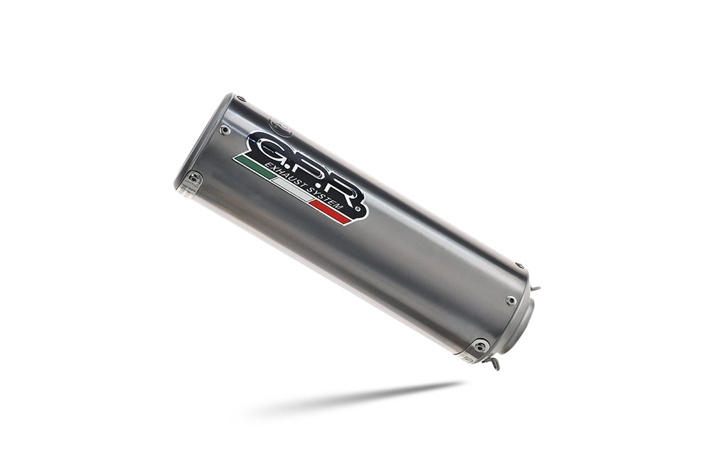 GPR exhaust Ducati 996 -S -SPS 1998-2001, M3 Titanium Natural, Mid-full system exhaust with dual homologated and legal silencers, including removable - GPR Exhausts