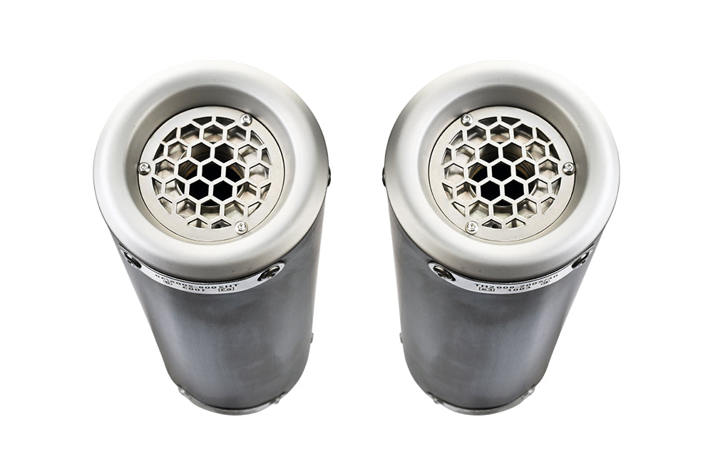 GPR exhaust Ducati 1098 2006-2012, M3 Titanium Natural, Dual Homologated legal slip-on exhaust including removable db killers and link pipes - GPR Exhausts