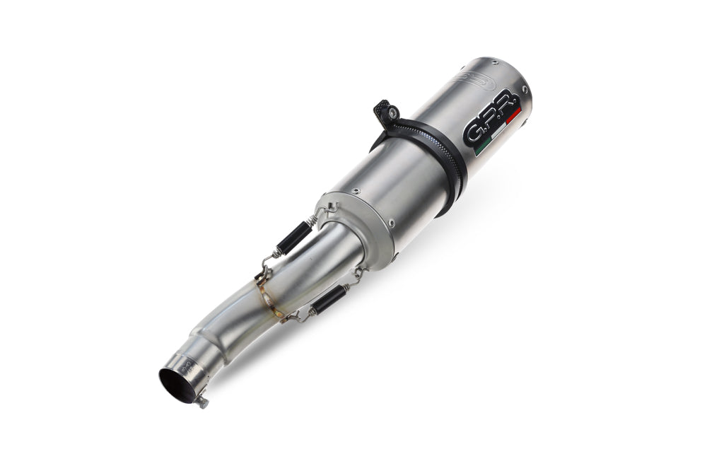 GPR exhaust Ducati 996 -S -SPS 1998-2001, M3 Titanium Natural, Mid-full system exhaust with dual homologated and legal silencers, including removable - GPR Exhausts