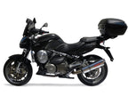 GPR exhaust Aprilia Mana 850 Gt 2007-2016, Trioval, Homologated legal mid-full system exhaust including removable db killer - GPR Exhausts