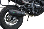 GPR exhaust Moto Morini X-CAPE 650 2021-2024, Furore-X Inox, Mid-full system exhaust legal for UK and non-EU markets including removable db killer - GPR Exhausts