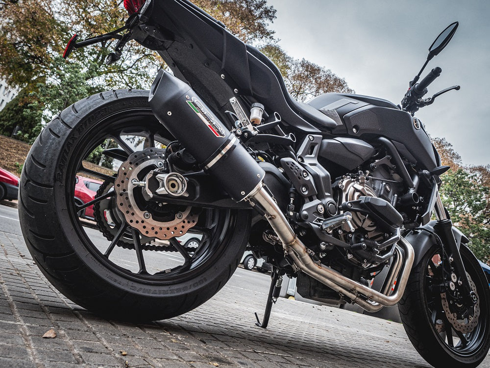 GPR exhaust Yamaha Xsr 700 2017-2020, Furore Nero, full system exhaust legal for UK and non-EU countries including removable db killer - GPR Exhausts