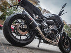 GPR exhaust Yamaha Xsr 700 2017-2020, Furore Nero, full system exhaust legal for UK and non-EU countries including removable db killer - GPR Exhausts
