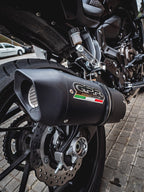 GPR exhaust Yamaha Xsr 700 2017-2020, Furore Nero, full system exhaust legal for UK and non-EU countries including removable db killer - GPR Exhausts