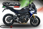 GPR exhaust Yamaha Tracer 900 GT  2018-2020, Furore Evo4 Nero, full system exhaust legal for UK and non-EU countries including removable db killer - GPR Exhausts