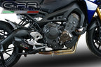 GPR exhaust Yamaha Tracer 900 GT  2018-2020, Furore Evo4 Nero, full system exhaust legal for UK and non-EU countries including removable db killer - GPR Exhausts