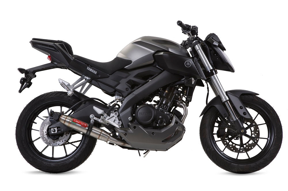 GPR exhaust Yamaha XSR 125 2021-2025, Deeptone Inox, full system exhaust legal for UK and non-EU countries including removable db killer - GPR Exhausts