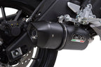 GPR exhaust Yamaha Mt 125 2014-2016, Furore Nero, Homologated legal slip-on exhaust including removable db killer and link pipe - GPR Exhausts
