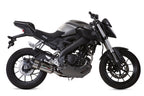 GPR exhaust Yamaha Mt 125 2017-2019, New Grand Prix Evo Titanium, full system exhaust legal for UK and non-EU countries including removable db killer - GPR Exhausts
