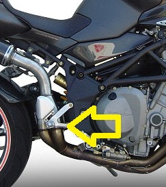 GPR exhaust Mv Agusta Brutale 750 S 2000-2006, Albus Ceramic, Homologated legal slip-on exhaust including removable db killer and link pipe - GPR Exhausts