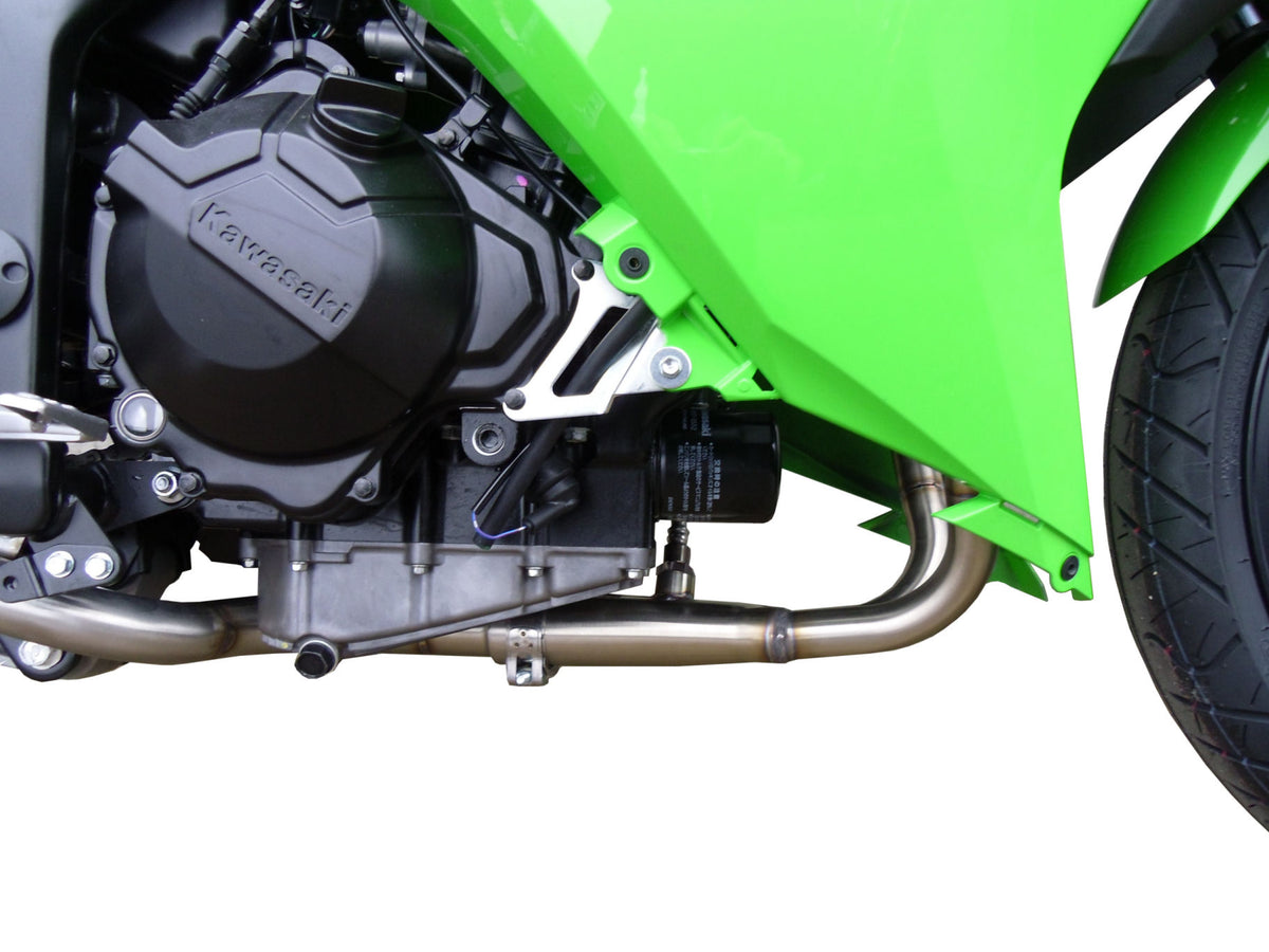 GPR exhaust Kawasaki Ninja 300 R  2012-2017, Deeptone Inox, full system exhaust legal for UK and non-EU countries including removable db killer - GPR Exhausts