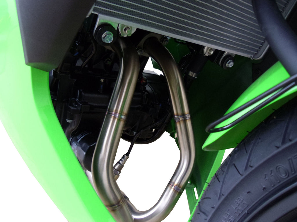 GPR exhaust Kawasaki Ninja 300 R  2012-2017, Deeptone Inox, full system exhaust legal for UK and non-EU countries including removable db killer - GPR Exhausts