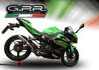 GPR exhaust Kawasaki Ninja 400 2023-2025, Deeptone Inox, Homologated legal slip-on exhaust including removable db killer and link pipe - GPR Exhausts