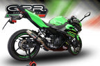 GPR exhaust Kawasaki Ninja 400 2023-2025, Deeptone Inox, Homologated legal slip-on exhaust including removable db killer and link pipe - GPR Exhausts