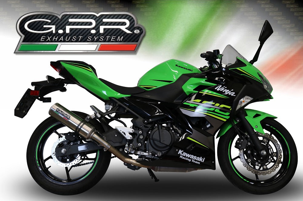 GPR exhaust Kawasaki Z 400 2023-2024, M3 Inox , Racing full system exhaust - GPR Exhausts