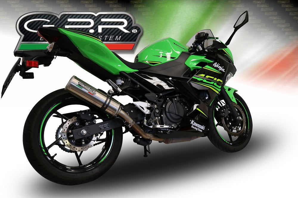 GPR exhaust Kawasaki Z 400 2023-2024, M3 Inox , Racing full system exhaust - GPR Exhausts