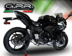 GPR exhaust Kawasaki Ninja 650 2021-2022, Deeptone Inox, full system exhaust legal for UK and non-EU countries including removable db killer - GPR Exhausts