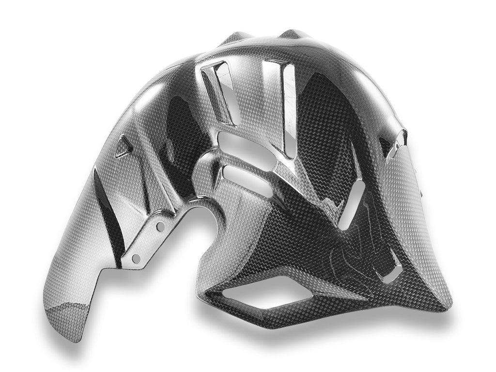 DBK Exhaust Cover Glossy Carbon Ducati Panigale V4 2025