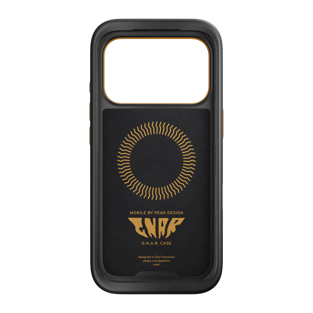 Peak Design GNAR Case (Black) - iPhone 17 Pro