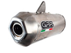 GPR exhaust Yamaha YZ 450 F 2014-2017, Pentacross Inox, Racing full system exhaust, including removable db killer/spark arrestor - GPR Exhausts