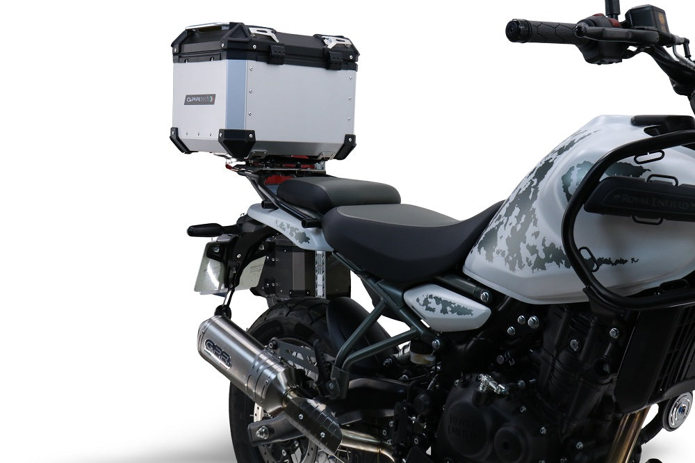 GPR Tech Alpi-Tech 26L Aluminium Top Case with Specific Fitting Plate - Royal Enfield Himalayan 450 (2024–2025) - Black - image 5