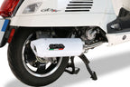 GPR exhaust Piaggio Vespa 300 Gts - Gtv - Touring - Super  2008-2016, Albus Ceramic, Racing full system exhaust, including removable db killer - GPR Exhausts