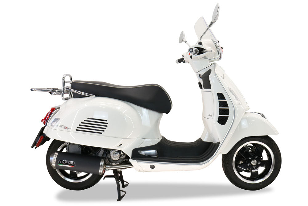 GPR exhaust Piaggio Vespa 300 Gts - Gtv - Touring - Super  2017-2018, Evo4 Road, full system exhaust legal for UK and non-EU countries including remov - GPR Exhausts