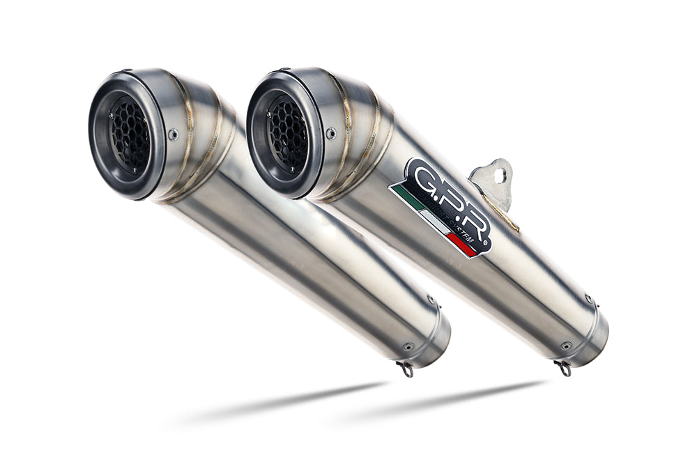 GPR exhaust Royal Enfield Interceptor 650 2019-2020, Powercone Evo, Dual slip-on exhaust legal for UK and non-EU countries including removable db kill - GPR Exhausts