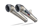 GPR exhaust Kawasaki Kfx 700 2004-2011, Powercone Evo, Homologated legal full system exhaust including dual silencers and removable db killers - GPR Exhausts