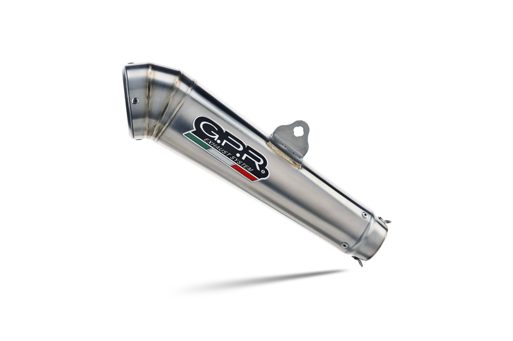 GPR exhaust Kawasaki Z 750 - R  2007-2014, Powercone Evo, Homologated legal slip-on exhaust including removable db killer and link pipe - GPR Exhausts