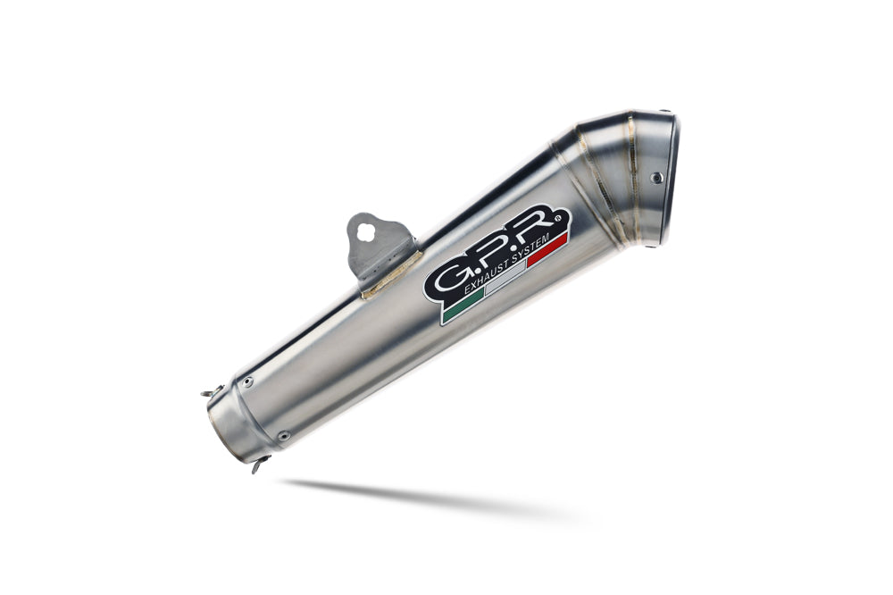 GPR exhaust Bmw F 800 R 2015-2016, Powercone Evo, Homologated legal slip-on exhaust including removable db killer and link pipe - GPR Exhausts