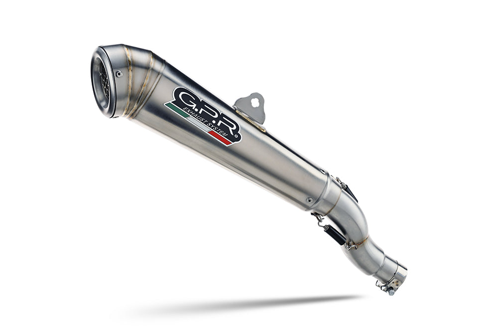 GPR exhaust Husqvarna Vitpilen 401 2021-2023, Powercone Evo, Homologated legal slip-on exhaust including removable db killer and link pipe - GPR Exhausts