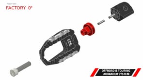 CNC Racing Footpegs Kit Touring Driver – Advanced Mounting System - video 1