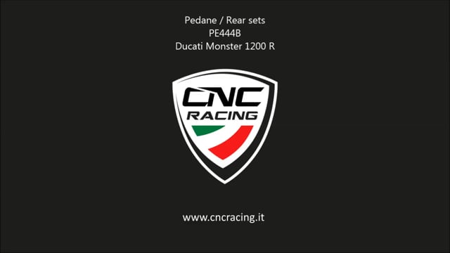 CNC Racing Adjustable Rear Sets for Ducati - video 2