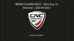 CNC Racing Brake-Guard Race – Protection front brake lever - video 1