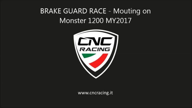 CNC Racing Brake-Guard Race – Protection front brake lever - video 1