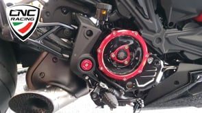 CNC Racing Clear cover oil bath clutch Ducati – Bicolor Edition - video 2
