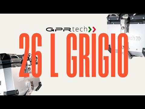 GPR Tech Alpi-Tech 26L Aluminium Top Case - Silver - video 2