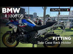 GPR Tech 38L + 38L Aluminium Side Case Set with Pannier Rack - BMW R 1300 GS (2024–2026) - Black - video 1