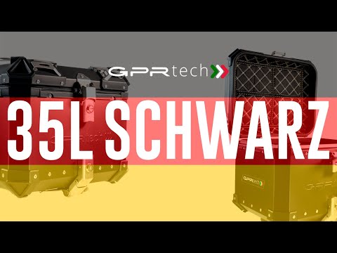 GPR Tech Alpi-Tech 35L Aluminium Top Case - Black - video 3