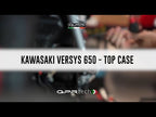 GPR Tech Alpi-Tech 35L Aluminium Top Case with Specific Fitting Plate - Kawasaki Versys 650 (2015–2016) - Silver - video 1